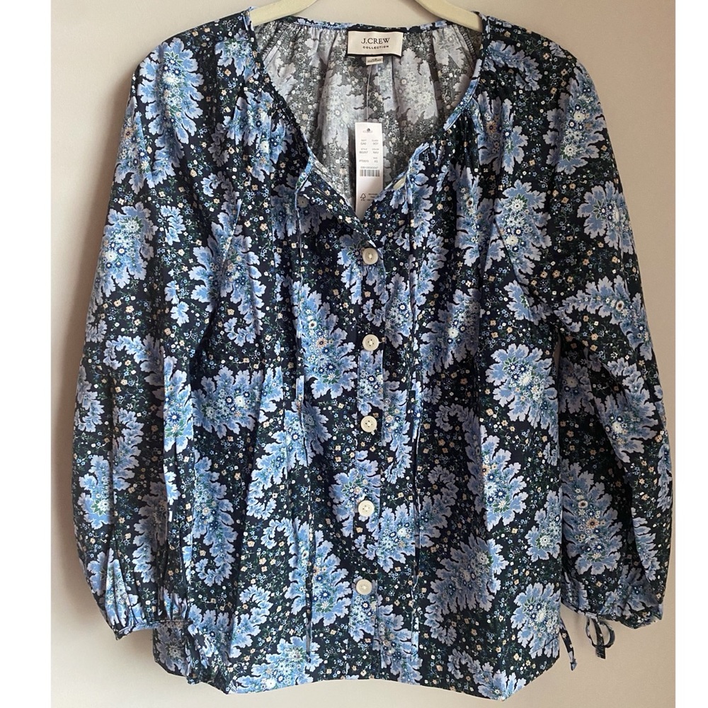 J. Crew Collection Top in Ratti Pacific Paisley
